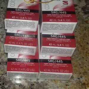 6 boxes Wella Color Charm LIQUID Hair Color 1.4 oz 5RG/445 Light Auburn